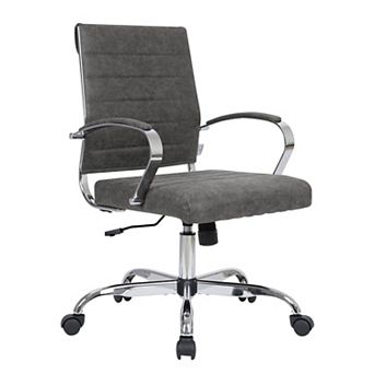 Leisuremod Benmar Leather Office Chair