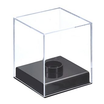 Baseball Display Case, Acrylic Cube Baseball Storage Case, Clear Display Case 3.74"x3.74"x3.74"