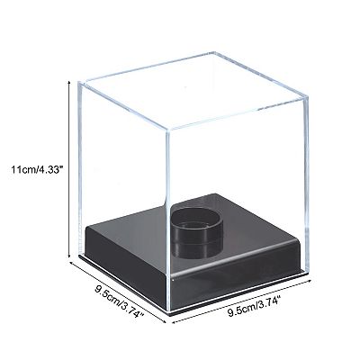 Baseball Display Case, Acrylic Cube Baseball Storage Case, Clear Display Case 3.74"x3.74"x3.74"