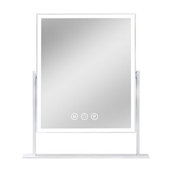 VANITII Hollywood Mirror With LED Light 10''X 12'' Adjustable Brightsness USB Port