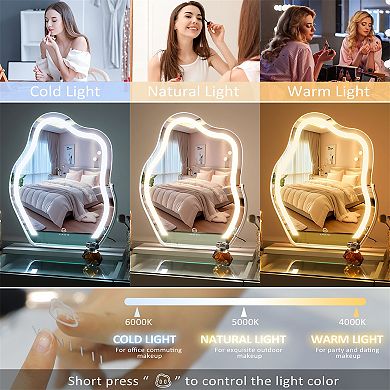 VANITII Hollywood Cloud Mirror 19.6'' X 23.1'' Smart Control