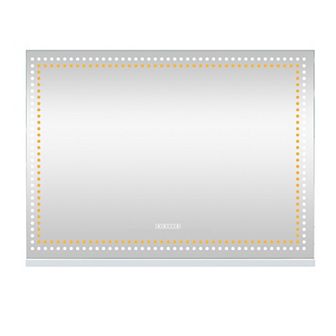VANITII Hollywood Mirror With Light Bulbs 32''x23'' Bluetooth Spearker Wall Mount