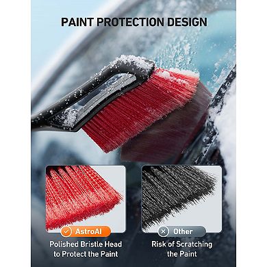 AstroAI 27" Snow Brush And Detachable Ice Scraper