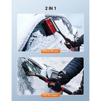 AstroAI 27" Snow Brush And Detachable Ice Scraper
