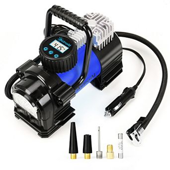 AstroAI Tire Inflator Air Compressor Air Pump 12V DC Digital Tire Pump 150PSI with Emergency LED