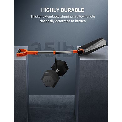 AstroAI 39" Folding Extendable Snow Shovel For Car, Outdoor