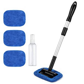 AstroAI Car Windshield Cleaner, Car Window Cleaner Kit with 4 Reusable Pads