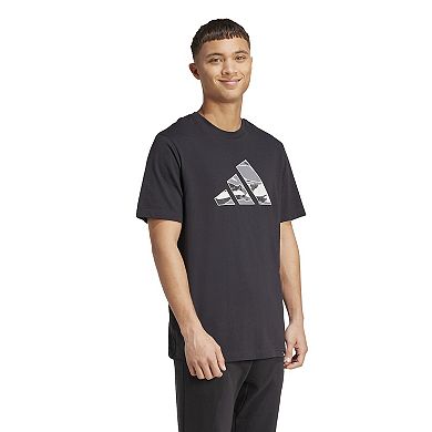 Men's adidas Camouflage 3-Bar Logo Graphic Tee