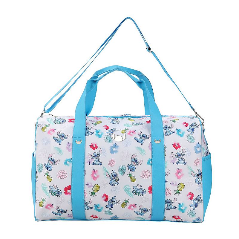 Disney's Stitch Tropical 18-Inch Duffel Bag, White
