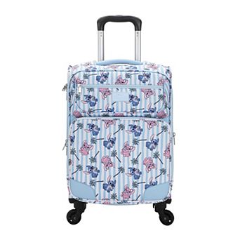 Disney's Stitch & Angel 20-Inch Carry-On Softside Spinner Luggage