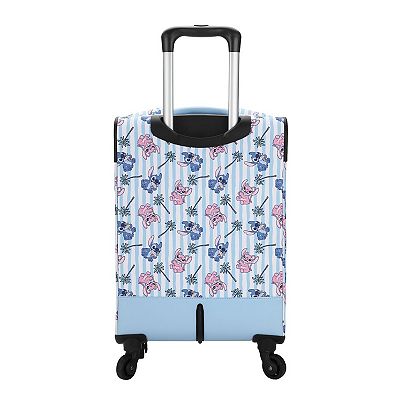 Disney's Stitch & Angel 20-Inch Carry-On Softside Spinner Luggage