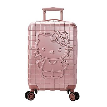 Hello Kitty Plaid 20-Inch Carry-On Hardside Spinner Luggage
