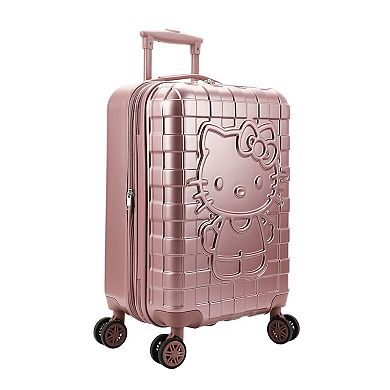 Hello Kitty Plaid 20-Inch Carry-On Hardside Spinner Luggage