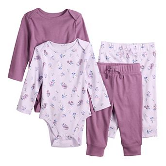 Baby Jumping Beans® 4 pc Bodysuit & Pants Set