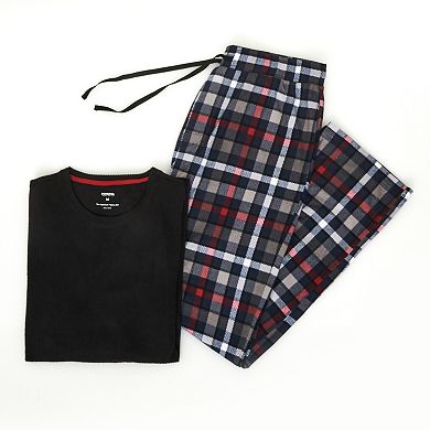 Men's Sonoma Goods For Life® Supersoft Ribbed 2-pc. Pajama Top & Pajama Pant Set