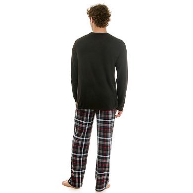 Men's Sonoma Goods For Life® Supersoft Ribbed 2-pc. Pajama Top & Pajama Pant Set