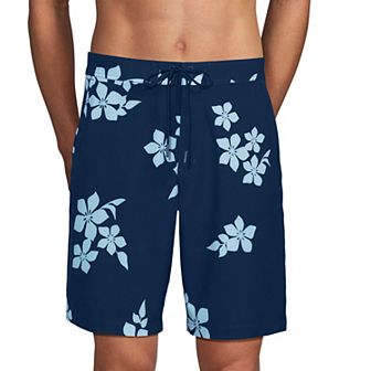 Men's Lands' End Quick Dry 9 in Board Shorts