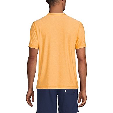 Men's Lands' End Short Sleeve UPF 50 Swim Tee