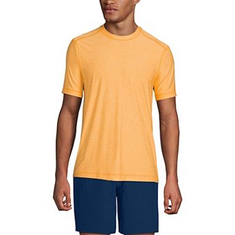 Men's Lands' End Short Sleeve UPF 50 Swim Tee