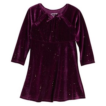 Toddler & Girls 2-12 Jumping Beans® Physical Adaptive Velour Dress