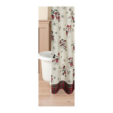 Disney's Mickey & Minnie Mouse Plaid Shower Curtain by St. Nicholas Square®