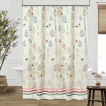 St. Nicholas Square® Disney Winnie the Pooh Holiday-Themed Shower Curtain