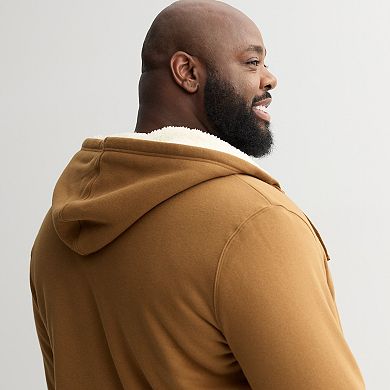 Big & Tall Sonoma Goods For Life® High-Pile Fleece Full-Zip Hoodie