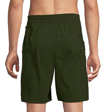 Men's Lands' End 9-Inch Packable Cargo Swim Trunks