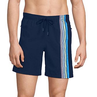 Men's Lands' End Volley Hydroliner Swim Trunks