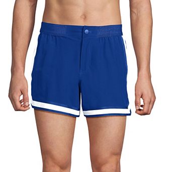 Men's Lands' End Woven Quick Dry Striped Pull On Board Shorts