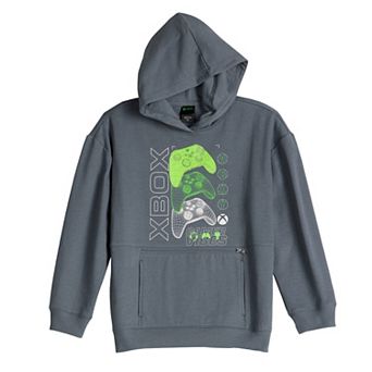 Boys 8-20 Xbox Gamer Vibes Graphic Hoodie