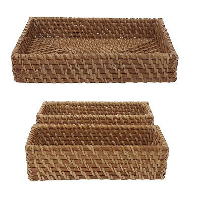 Sonoma Goods For Life® 3-Piece Handwoven Rattan Vanity Set
