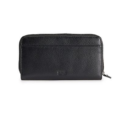 All in One Leather Clutch
