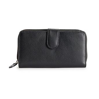 All in One Leather Clutch