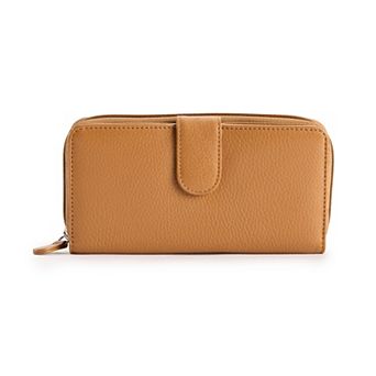All in One Leather Clutch