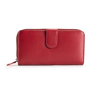 All in One Leather Clutch