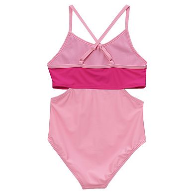 Girls 2-16 Lands' End X-Back One-Piece Swim Suit