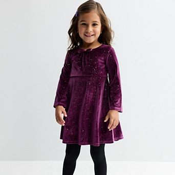 Baby & Toddler Girls Jumping Beans® Velour Dress