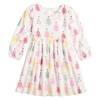 Baby & Toddler Girl Jumping Beans® Corded Velour Dress