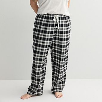 Plus Size Sonoma Goods For Life® Cozy Pajama Pants