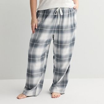 Plus Size Sonoma Goods For Life® Cozy Pajama Pants