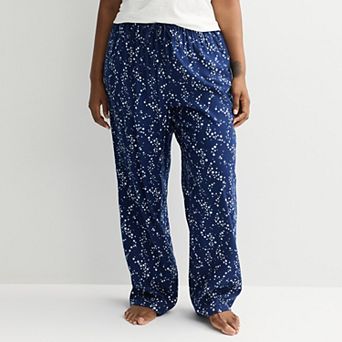 Plus Size Sonoma Goods For Life® Cozy Pajama Pants