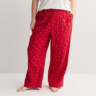 Plus Size Sonoma Goods For Life® Cozy Pajama Pants
