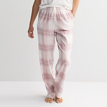 Women's Tall Sonoma Goods For Life® Cozy Flannel Pajama Pants