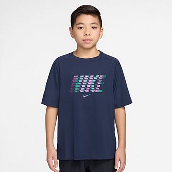 Boys 8-20 Nike Dri-FIT Bold Multi Bold Short Sleeve Top