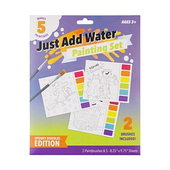 Pulsar 5 pc Spooky Doodles Just Add Water Painting Activity Set