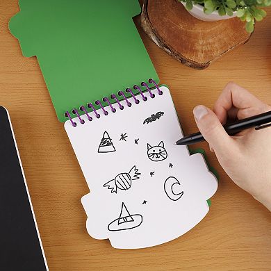 Pulsar Halloween Themed Shaped Spiral Journal - Styles May Vary