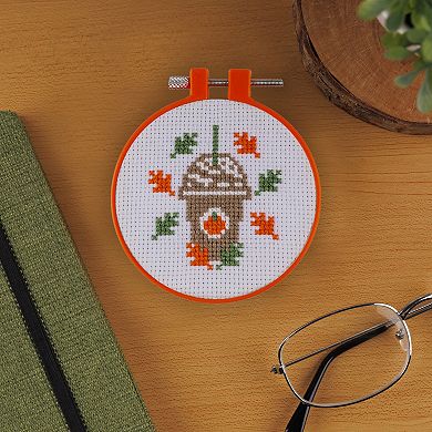 Pulsar Pumpkin Spice Latte Cross Stitch Complete Kit