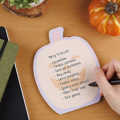 Pulsar Jack-o-Lantern Pumpkin Paper Note Pad
