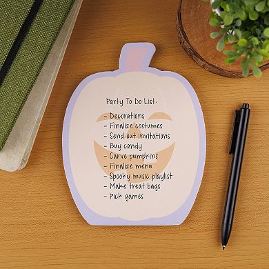 Pulsar Jack-o-Lantern Pumpkin Paper Note Pad